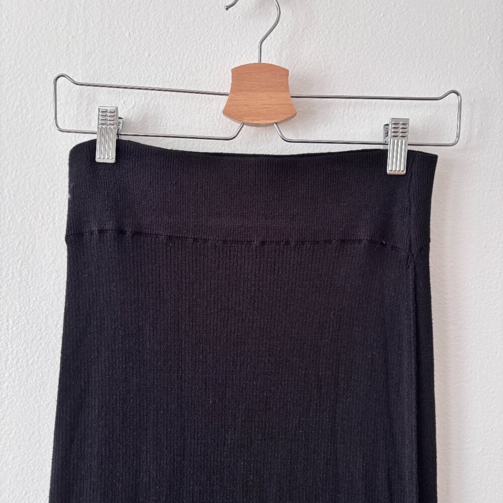 Free People Golden Hour Midi Pencil Skirt in Black - Picture 6 of 8